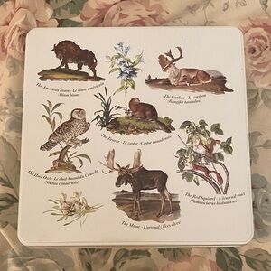 Hudson’s Bay Company wildlife Illustration Tin Box